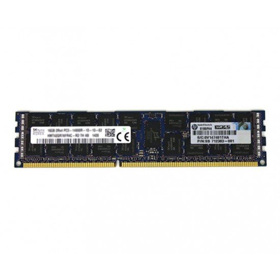 HP 16GB (1x16GB) Dual Rank x4 PC3-14900R 712383-081