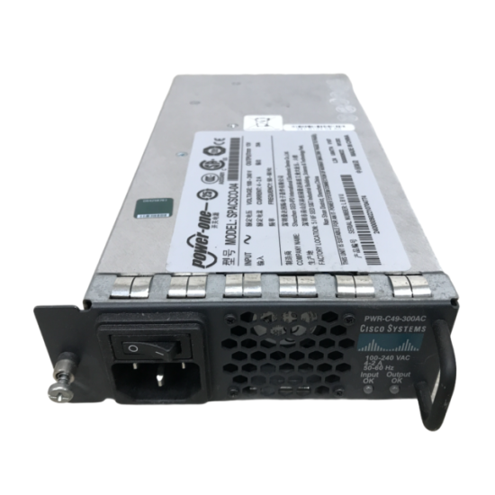 Cisco Catalyst 300W Power Supply PWR-C49-300AC V04