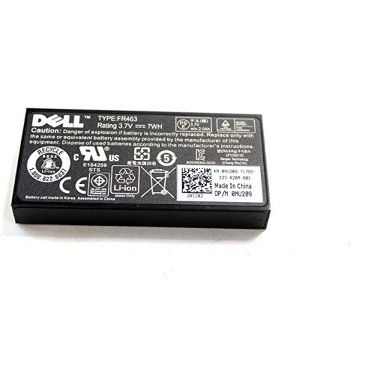 Dell PE PERC 5/i 6/i H700 3.7V RAID Battery FR463